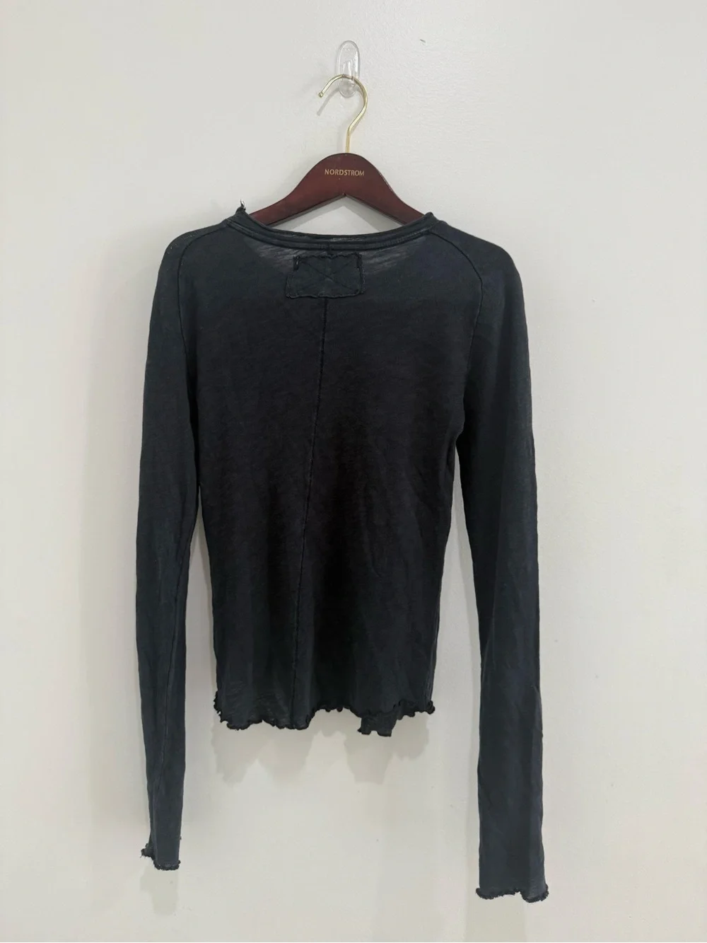 We the Free x Free People Be My Baby Long Sleeve Top in Black New